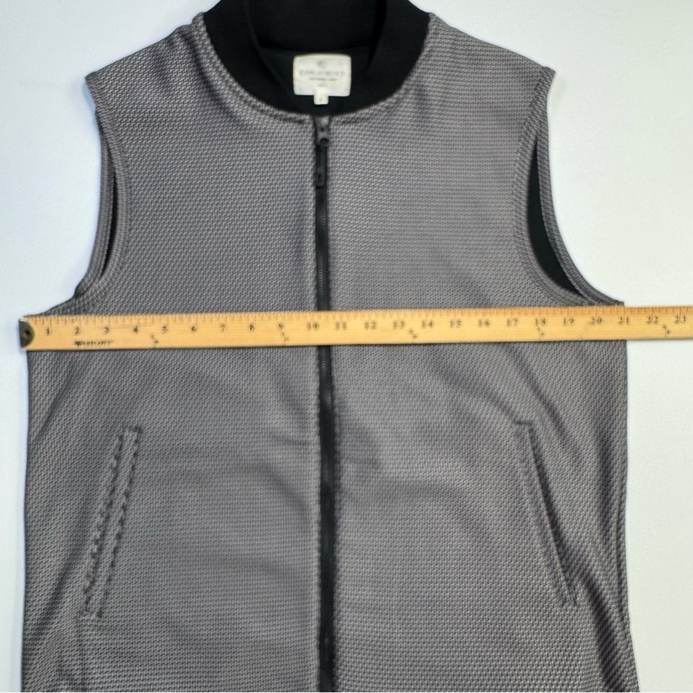 Con.Struct Men's Full-Zip Vest Micro-Print Silvadur Technology Size M Layering - Picture 12 of 13